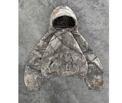 Camouflage Streetwear Hoodie - Lunara
