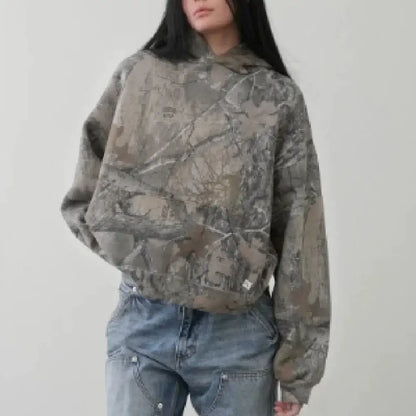 Camouflage Streetwear Hoodie - Lunara