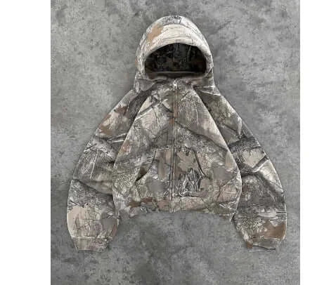 Camouflage Streetwear Hoodie - Lunara