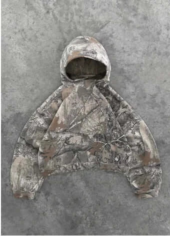 Camouflage Streetwear Hoodie - Lunara